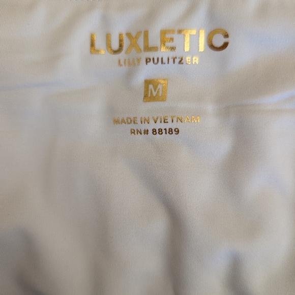 Lilly Pulitzer Womens M Luxletic Bacio Skort Blue Floral Activewear Golf Tennis - Picture 6 of 6